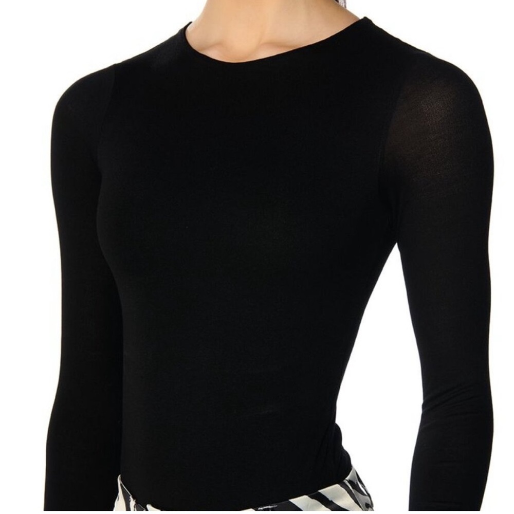 Xena Glam & Shine: Reversible Zip-Up Black Bodysuit Small